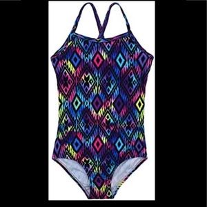 HONISEN Girls One Pieces Swimsuit Cute Swimwear Bathing